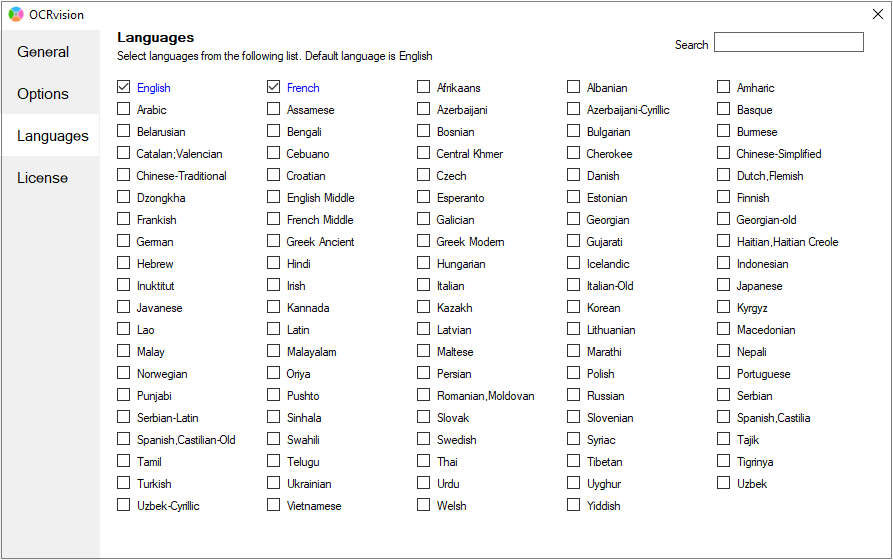 multilngial OCR