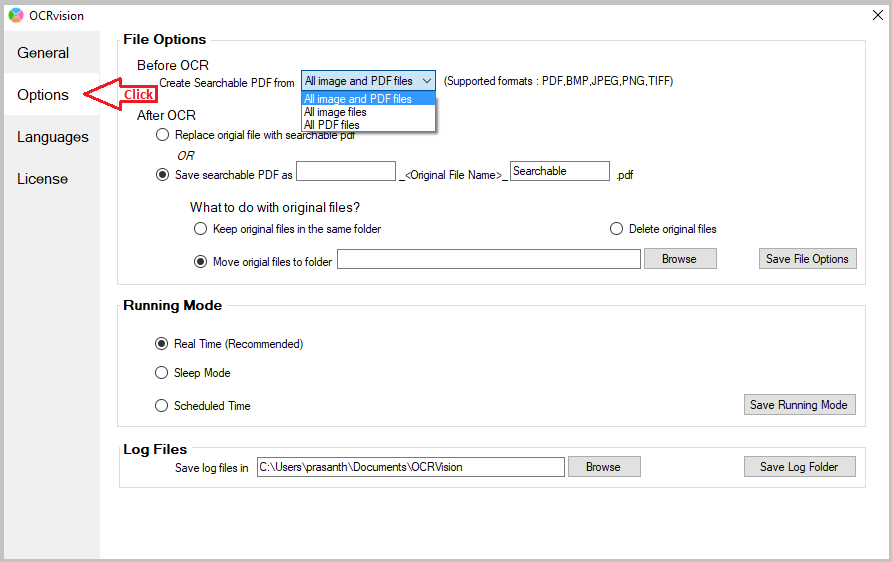 OCRvision OCR Software Options